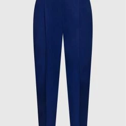 Sisley Γυναίκες Υφασμάτινα Παντελόνια Παντελόνι υφασμάτινο 40YR55CZ7 Σκούρο μπλε Regular Fit -Sisley Εκπτώσεις unnamed file 362