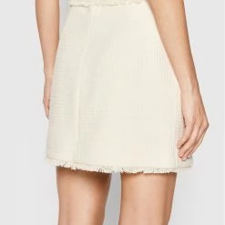 Sisley Γυναίκες Mini Φούστα Midi 49OSL0005 Μπεζ Regular Fit -Sisley Εκπτώσεις unnamed file 365