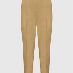Sisley Γυναίκες Υφασμάτινα Παντελόνια Παντελόνι υφασμάτινο 40YR55CZ7 Μπεζ Regular Fit -Sisley Εκπτώσεις unnamed file 372
