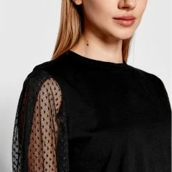 Sisley Γυναίκες Μπλουζάκια Μπλουζάκι 3AIRL100N Μαύρο Regular Fit -Sisley Εκπτώσεις unnamed file 380