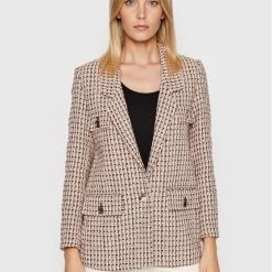 Sisley Γυναίκες Σακάκια & Μπλέιζερ Μπλέιζερ 20MVLW005 Μπεζ Regular Fit