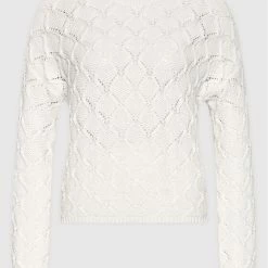 Sisley Γυναίκες Πουλόβερ 101TM1009 Λευκό Boxy Fit 11 Sisley Γυναίκες Πουλόβερ 101TM1009 Λευκό Boxy Fit -Sisley Εκπτώσεις unnamed file 406