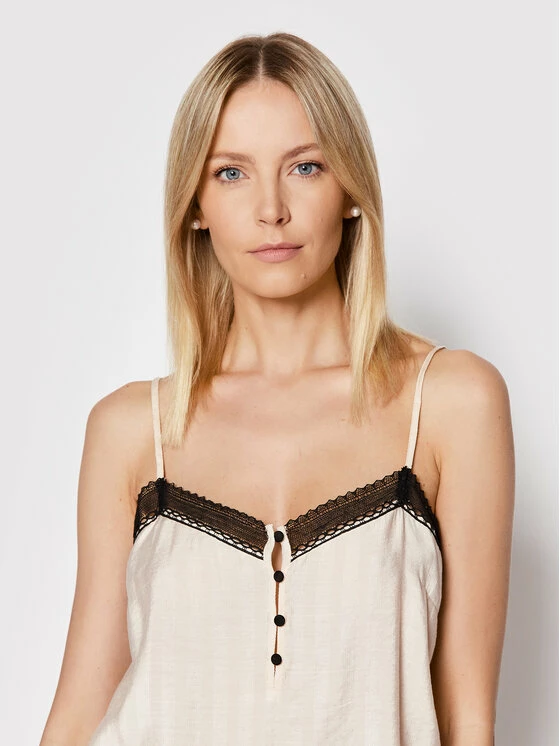 Sisley Γυναίκες Tops Τοπ 5YTLLH003 Μπεζ Relaxed Fit 6 Sisley Γυναίκες Tops Τοπ 5YTLLH003 Μπεζ Relaxed Fit - Image 4