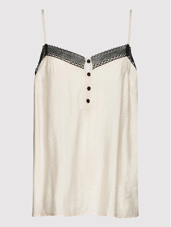 Sisley Γυναίκες Tops Τοπ 5YTLLH003 Μπεζ Relaxed Fit 7 Sisley Γυναίκες Tops Τοπ 5YTLLH003 Μπεζ Relaxed Fit - Image 5