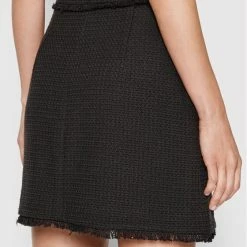 Sisley Γυναίκες Φούστα Mini 49OSL0005 Μαύρο Regular Fit -Sisley Εκπτώσεις unnamed file 419