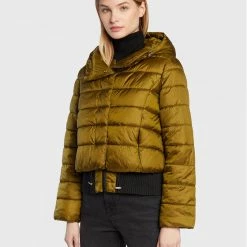 Sisley Γυναίκες Πουπουλένια Μπουφάν Μπουφάν πουπουλένιο 20JBLN00Z Πράσινο Regular Fit