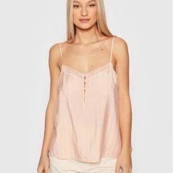 Sisley Γυναίκες Tops Τοπ 5YTLLH003 Ροζ