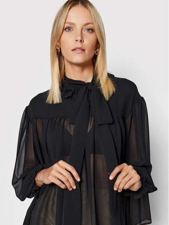 Sisley Γυναίκες Μπλουζάκια Μπλουζάκι 593YLQ004 Μαύρο Regular Fit 6 Sisley Γυναίκες Μπλουζάκια Μπλουζάκι 593YLQ004 Μαύρο Regular Fit - Image 4