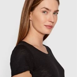 Sisley Γυναίκες T-shirts T-Shirt 3TNHL11A2 Μαύρο Regular Fit -Sisley Εκπτώσεις unnamed file 465