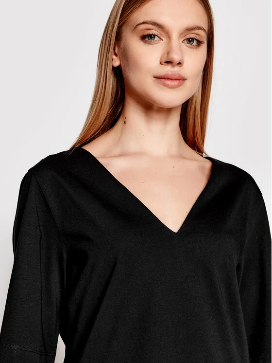 Sisley Γυναίκες T-shirts T-Shirt 3I1XL4161 Μαύρο Relaxed Fit 6 Sisley Γυναίκες T-shirts T-Shirt 3I1XL4161 Μαύρο Relaxed Fit - Image 4