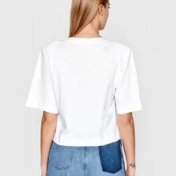 Sisley Γυναίκες T-shirts T-Shirt 3AIRL100E Λευκό Relaxed Fit -Sisley Εκπτώσεις unnamed file 474