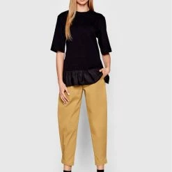 Sisley Γυναίκες Μπλουζάκια Μπλουζάκι 3AIRL1007 Μαύρο Relaxed Fit 8 Sisley Γυναίκες Μπλουζάκια Μπλουζάκι 3AIRL1007 Μαύρο Relaxed Fit -Sisley Εκπτώσεις unnamed file 478