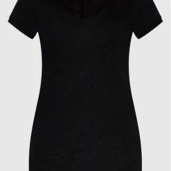 Sisley Γυναίκες T-shirts T-Shirt 3TNHL4007 Μαύρο Regular Fit -Sisley Εκπτώσεις unnamed file 491