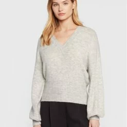 Sisley Γυναίκες Πουλόβερ 109RM400A Γκρι Regular Fit