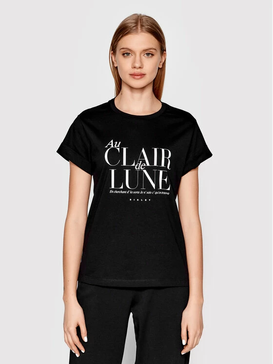 Sisley Γυναίκες T-shirts T-Shirt 3I1XL12JA Μαύρο Regular Fit 3 Sisley Γυναίκες T-shirts T-Shirt 3I1XL12JA Μαύρο Regular Fit