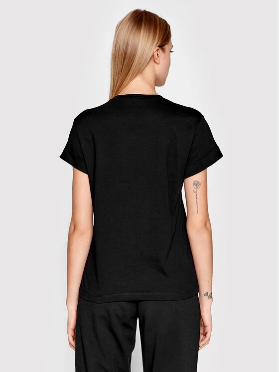 Sisley Γυναίκες T-shirts T-Shirt 3I1XL12JA Μαύρο Regular Fit 5 Sisley Γυναίκες T-shirts T-Shirt 3I1XL12JA Μαύρο Regular Fit - Image 3