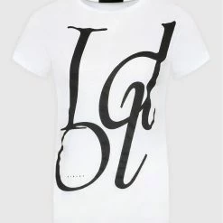 Sisley Γυναίκες T-shirts T-Shirt 3L7NL100T Λευκό Regular Fit -Sisley Εκπτώσεις unnamed file 516