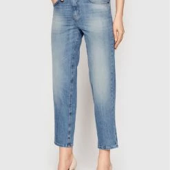 Sisley Γυναίκες Straight Leg Τζιν 4CGP575O7 Μπλε Regular Fit