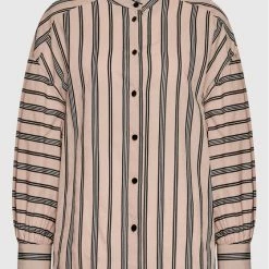 Sisley Γυναίκες Casual Πουκάμισα Πουκάμισο 5EPALQ005 Μπεζ Relaxed Fit -Sisley Εκπτώσεις unnamed file 541