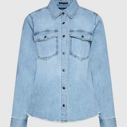 Sisley Γυναίκες Casual Πουκάμισα Πουκάμισο 52TPLQ00Q Μπλε Regular Fit 11 Sisley Γυναίκες Casual Πουκάμισα Πουκάμισο 52TPLQ00Q Μπλε Regular Fit -Sisley Εκπτώσεις unnamed file 561