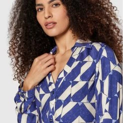 Sisley Γυναίκες Φορέματα σε Στυλ Πουκάμισο & Σεμιζιέ Φόρεμα πουκάμισο 4OIJLV00B Μπλε Regular Fit -Sisley Εκπτώσεις unnamed file 565