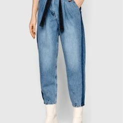 Sisley Γυναίκες Straight Leg Τζιν 4KNYLE00H Μπλε Regular Fit