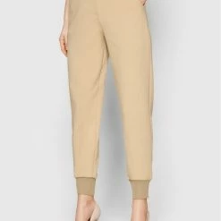 Sisley Γυναίκες Παντελόνια Φόρμας Παντελόνι φόρμας 4IPRLF00L Μπεζ Regular Fit
