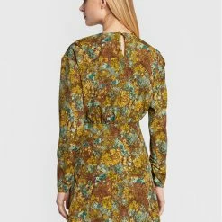 Sisley Γυναίκες Καθημερινά Φορέματα Φόρεμα καθημερινό 4T64LV01V Πράσινο Regular Fit -Sisley Εκπτώσεις unnamed file 60