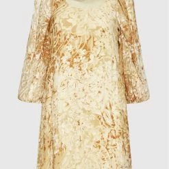 Sisley Γυναίκες Κοκτέιλ Φορέματα Φόρεμα κοκτέιλ 49O6LV00H Μπεζ Regular Fit -Sisley Εκπτώσεις unnamed file 602