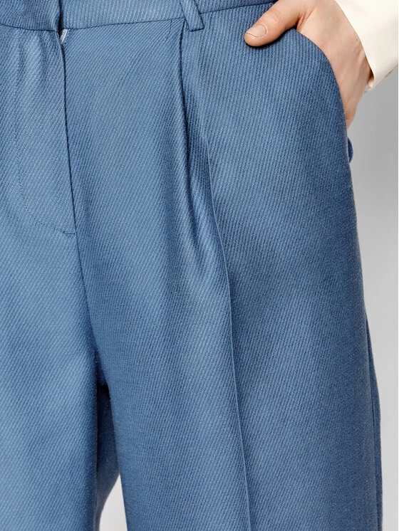 Sisley Γυναίκες Υφασμάτινα Παντελόνια Παντελόνι υφασμάτινο 466SLF00I Μπλε Slim Fit 6 Sisley Γυναίκες Υφασμάτινα Παντελόνια Παντελόνι υφασμάτινο 466SLF00I Μπλε Slim Fit - Image 4