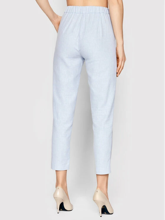 Sisley Γυναίκες Υφασμάτινα Παντελόνια Παντελόνι υφασμάτινο 473HLF00P Μπλε Slim Fit 5 Sisley Γυναίκες Υφασμάτινα Παντελόνια Παντελόνι υφασμάτινο 473HLF00P Μπλε Slim Fit - Image 3