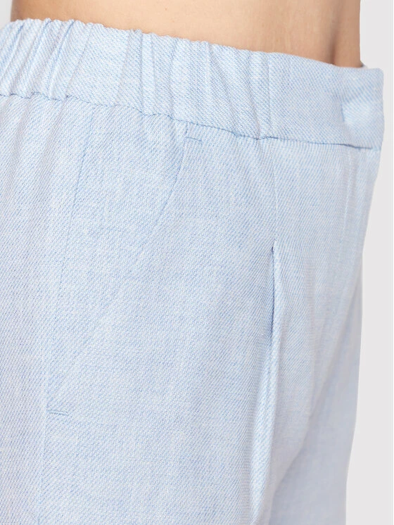 Sisley Γυναίκες Υφασμάτινα Παντελόνια Παντελόνι υφασμάτινο 473HLF00P Μπλε Slim Fit 6 Sisley Γυναίκες Υφασμάτινα Παντελόνια Παντελόνι υφασμάτινο 473HLF00P Μπλε Slim Fit - Image 4