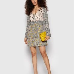 Sisley Γυναίκες Καθημερινά Φορέματα Φόρεμα καθημερινό 4VMALV00G Έγχρωμο Regular Fit -Sisley Εκπτώσεις unnamed file 629