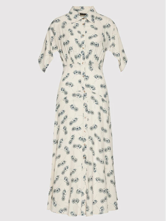 Sisley Γυναίκες Φορέματα σε Στυλ Πουκάμισο & Σεμιζιέ Φόρεμα πουκάμισο 4JDHLV00C Μπεζ Regular Fit 7 Sisley Γυναίκες Φορέματα σε Στυλ Πουκάμισο & Σεμιζιέ Φόρεμα πουκάμισο 4JDHLV00C Μπεζ Regular Fit - Image 5