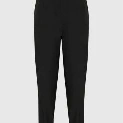 Sisley Γυναίκες Υφασμάτινα Παντελόνια Παντελόνι υφασμάτινο 4KVXLF00C Μαύρο Relaxed Fit -Sisley Εκπτώσεις unnamed file 647