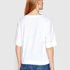 Sisley Γυναίκες T-shirts Μπλουζάκι 3I1XL4161 Λευκό Relaxed Fit -Sisley Εκπτώσεις unnamed file 655