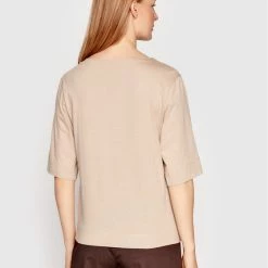 Sisley Γυναίκες T-shirts Μπλουζάκι 3I1XL4161 Μπεζ Regular Fit -Sisley Εκπτώσεις unnamed file 660