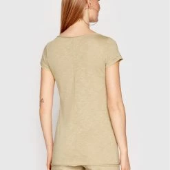 Sisley Γυναίκες T-shirts T-Shirt 3TNHL4007 Μπεζ Regular Fit -Sisley Εκπτώσεις unnamed file 665