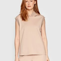 Sisley Γυναίκες Μπλούζες Μπλούζα 3IPRL2003 Μπεζ Regular Fit