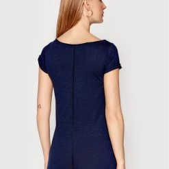 Sisley Γυναίκες T-shirts T-Shirt 3TNHL4007 Σκούρο μπλε Regular Fit -Sisley Εκπτώσεις unnamed file 674