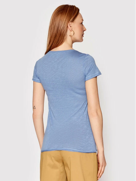 Sisley Γυναίκες T-shirts T-Shirt 3TNHL11A2 Μπλε Regular Fit 5 Sisley Γυναίκες T-shirts T-Shirt 3TNHL11A2 Μπλε Regular Fit - Image 3