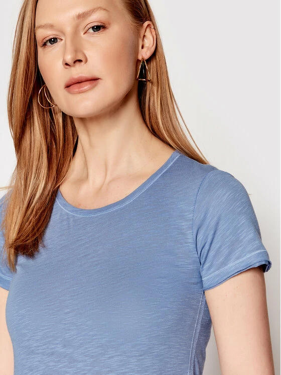 Sisley Γυναίκες T-shirts T-Shirt 3TNHL11A2 Μπλε Regular Fit 6 Sisley Γυναίκες T-shirts T-Shirt 3TNHL11A2 Μπλε Regular Fit - Image 4