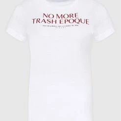 Sisley Γυναίκες T-shirts T-Shirt 3L7NL100T Λευκό Regular Fit -Sisley Εκπτώσεις unnamed file 686