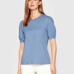 Sisley Γυναίκες Μπλουζάκια Μπλουζάκι 3I1XL100C Μπλε Comfort Fit