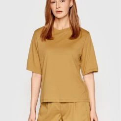 Sisley Γυναίκες T-shirts T-Shirt 3QU4L100J Μπεζ Regular Fit