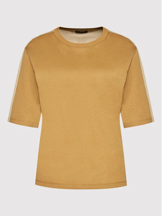 Sisley Γυναίκες T-shirts T-Shirt 3QU4L100J Μπεζ Regular Fit 7 Sisley Γυναίκες T-shirts T-Shirt 3QU4L100J Μπεζ Regular Fit - Image 5