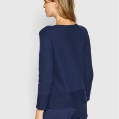 Sisley Γυναίκες Ζακέτες Ζακέτα 13C1M5188 Σκούρο μπλε Regular Fit -Sisley Εκπτώσεις unnamed file 749