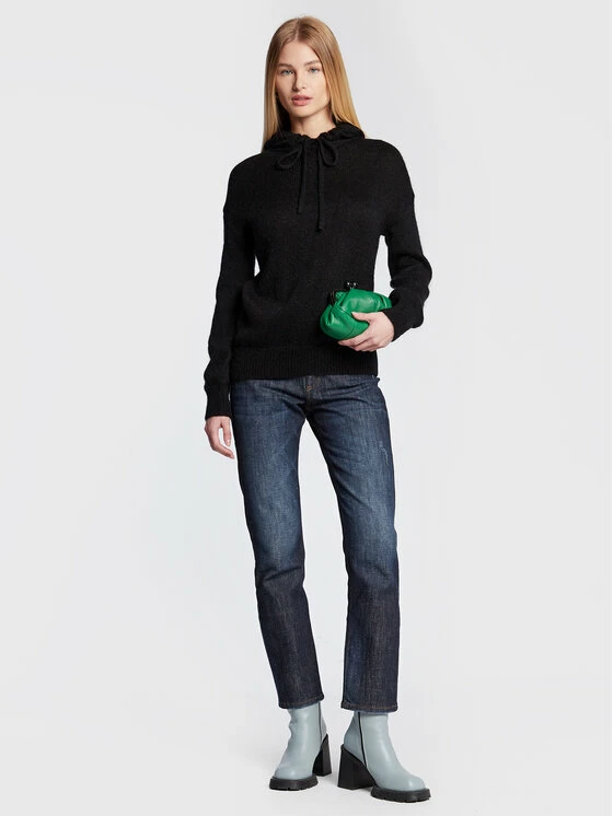 Sisley Γυναίκες Πουλόβερ 1242M200O Μαύρο Regular Fit 4 Sisley Γυναίκες Πουλόβερ 1242M200O Μαύρο Regular Fit - Image 2