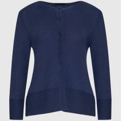 Sisley Γυναίκες Ζακέτες Ζακέτα 13C1M5188 Σκούρο μπλε Regular Fit -Sisley Εκπτώσεις unnamed file 751