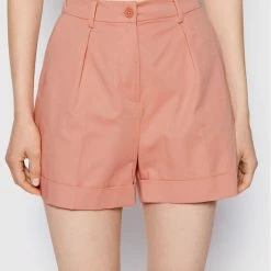 Sisley Γυναίκες Υφασμάτινα Σορτς Σορτς υφασμάτινο 4IULL9009 Ροζ Regular Fit